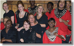 Chor der Universität Bremen und der University of Namibia - Foto Wolfgang Everding
